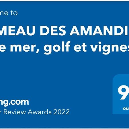 Appartement HAMEAU DES AMANDIERS - vue mer, golf et vignes à Saint-Cyr-sur-Mer Extérieur photo