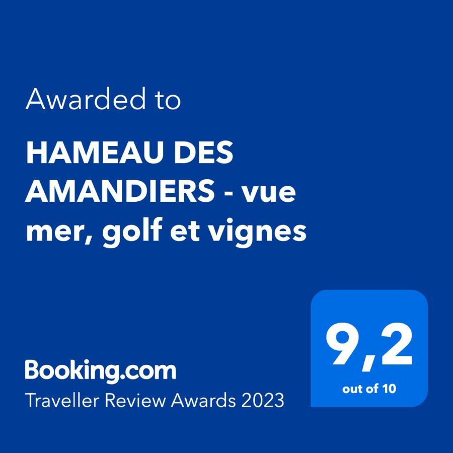 Appartement HAMEAU DES AMANDIERS - vue mer, golf et vignes à Saint-Cyr-sur-Mer Extérieur photo
